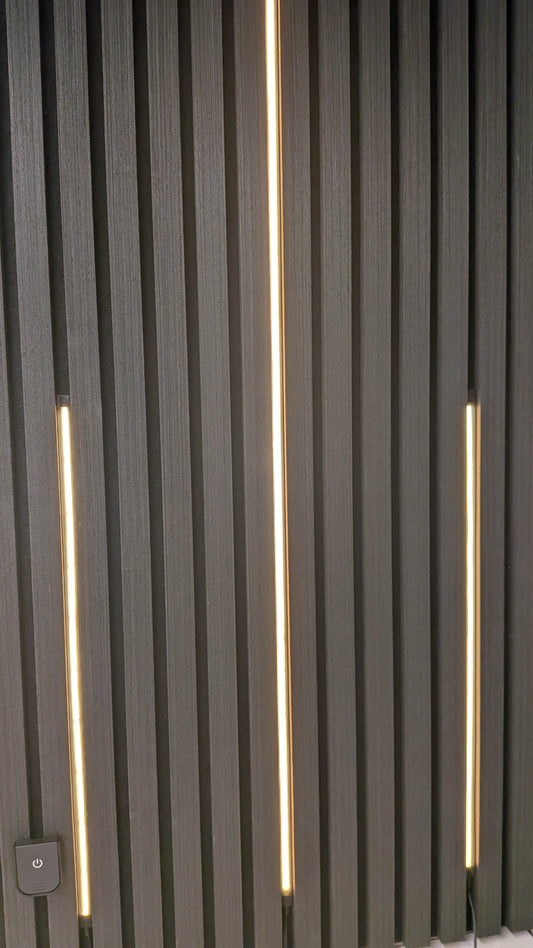 Invisible Acoustic LED Wall Panels Lighting | Plug and Play | Multiple Lights | Remote control