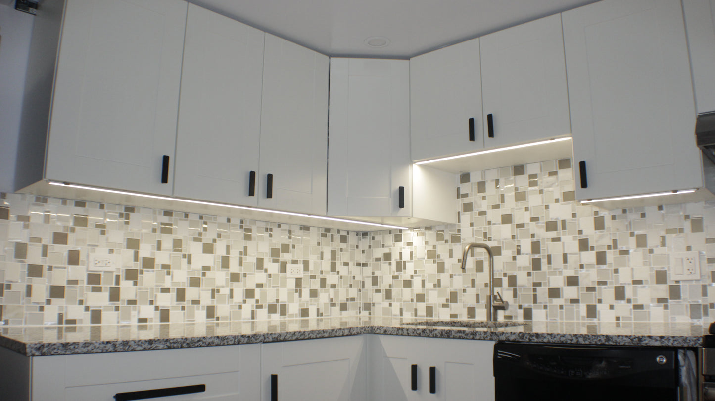 LED Under Cabinet Lights | 7mm Slim | Dotless | 230V - No Driver Required | 850 Lumens/Metre