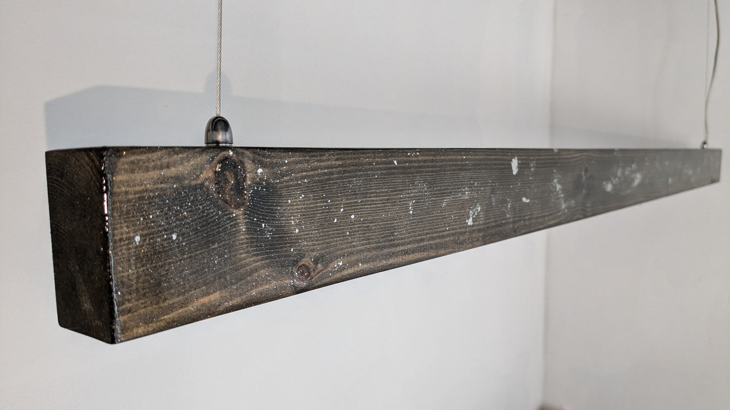 Pendant LED Light | Glossy finish with Silver over Quartz Grey