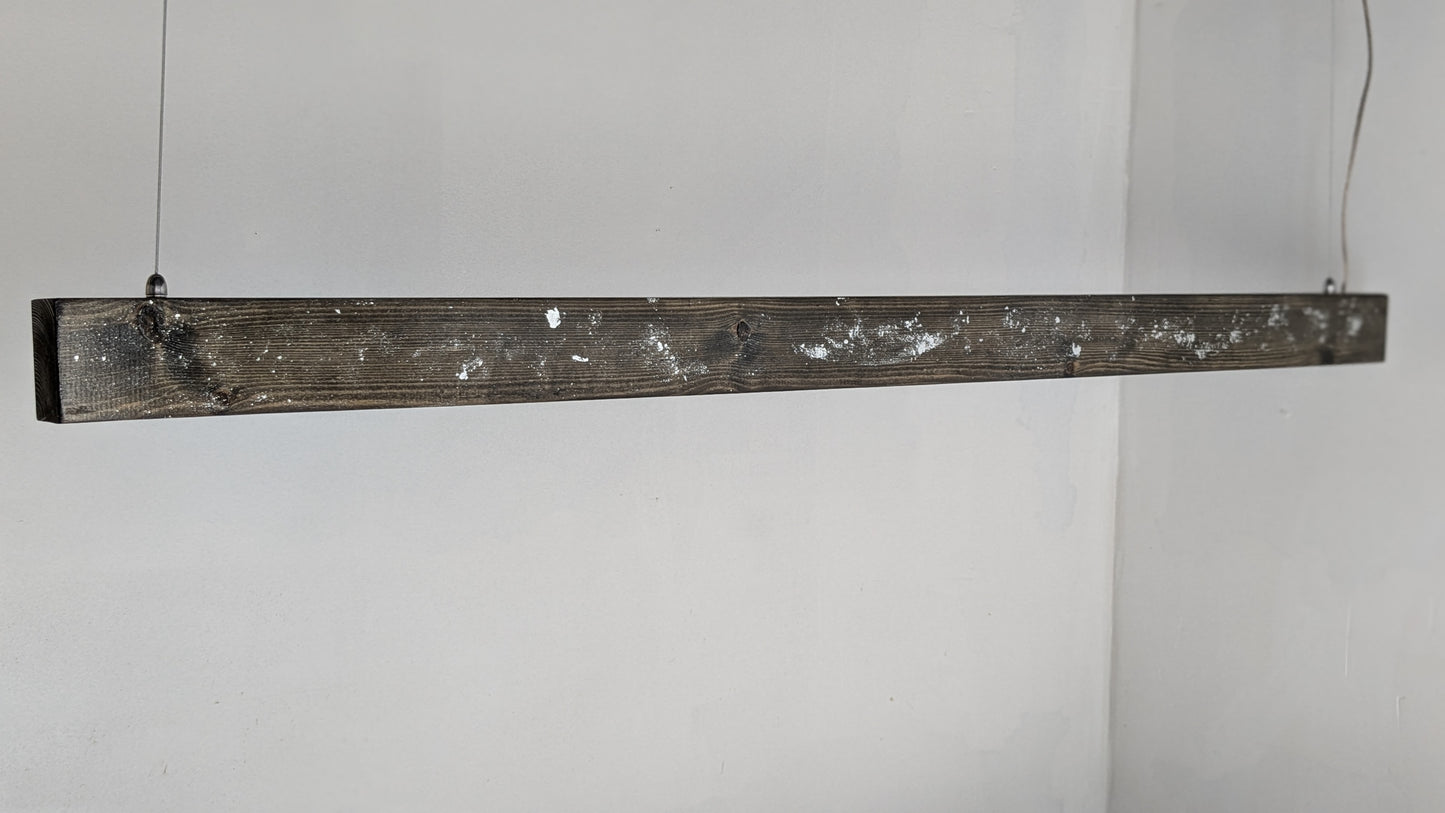 Pendant LED Light | Glossy finish with Silver over Quartz Grey