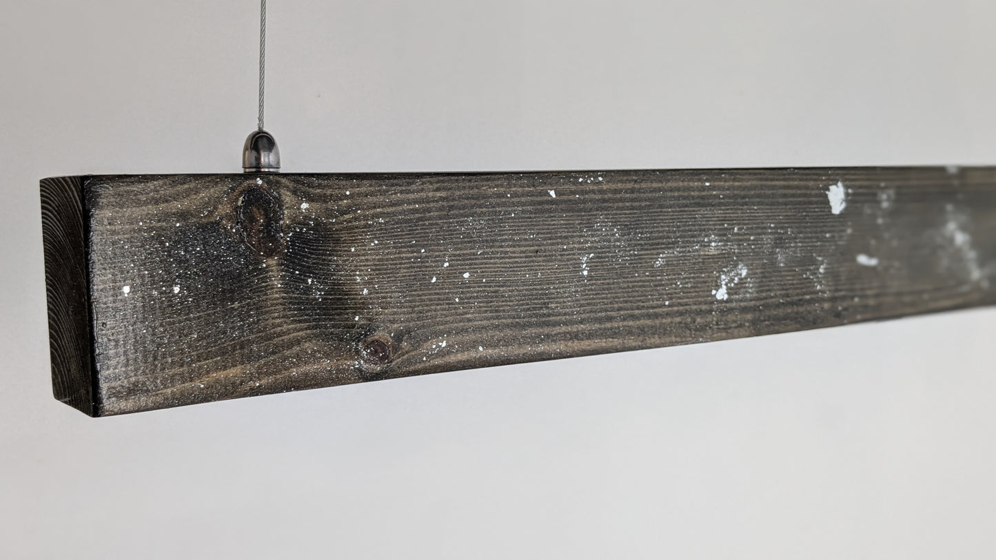 Pendant LED Light | Glossy finish with Silver over Quartz Grey