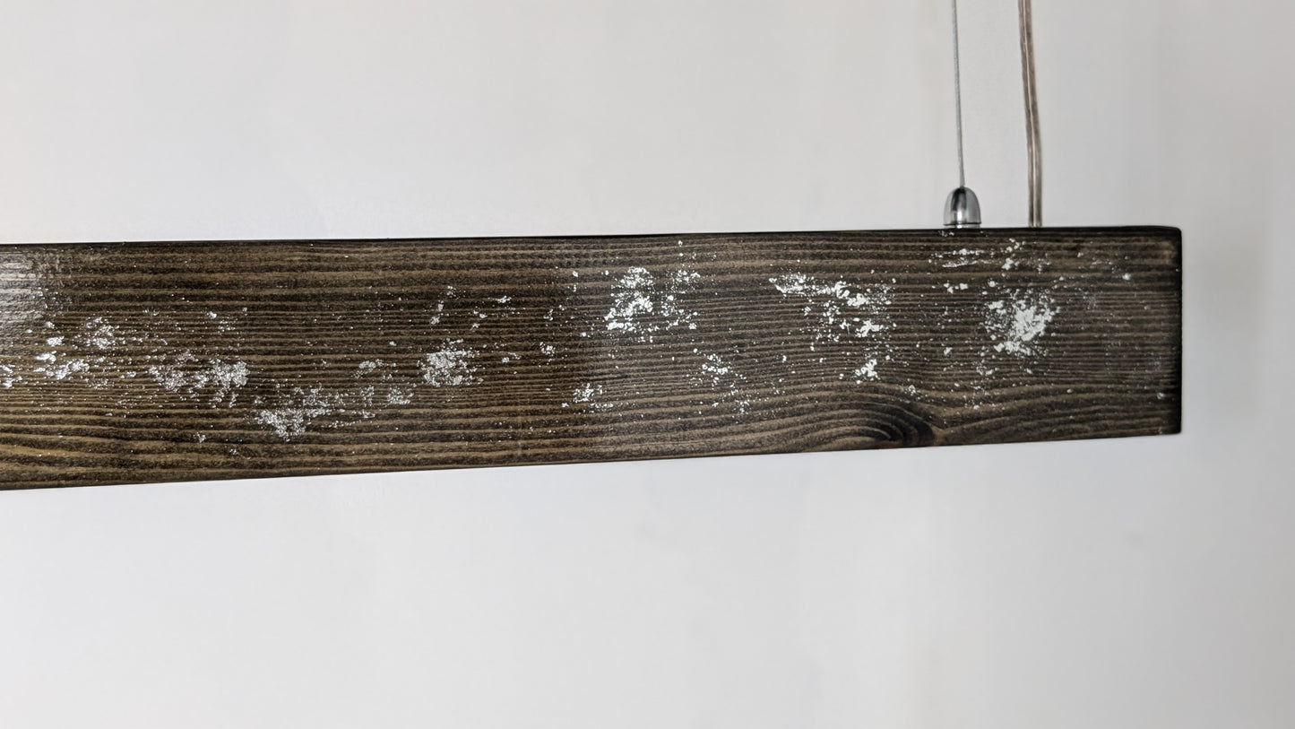 Pendant LED Light | Glossy finish with Silver over Quartz Grey