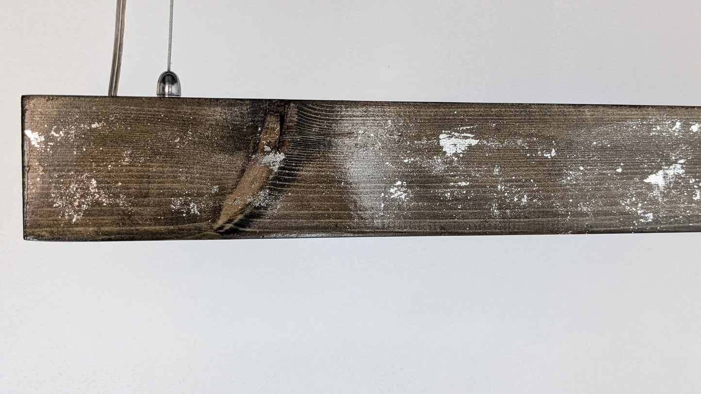 Pendant LED Light | Glossy finish with Silver over Quartz Grey