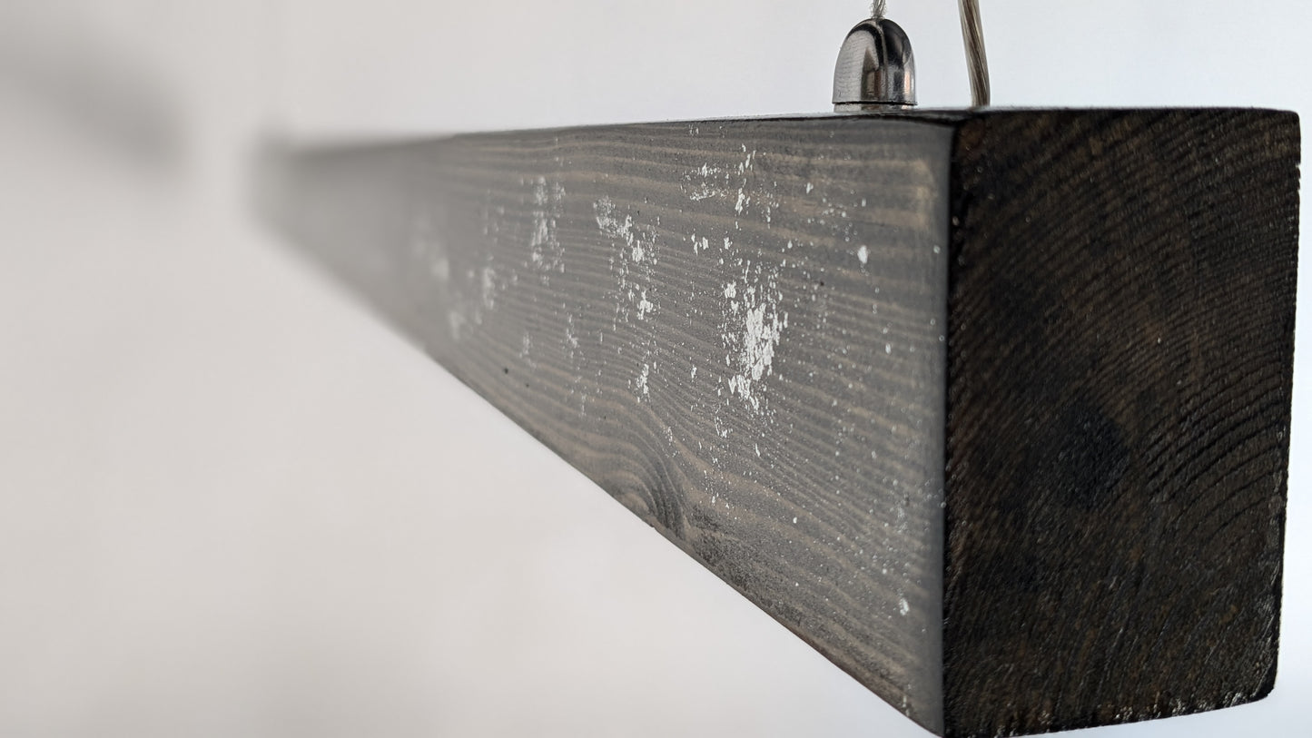 Pendant LED Light | Glossy finish with Silver over Quartz Grey