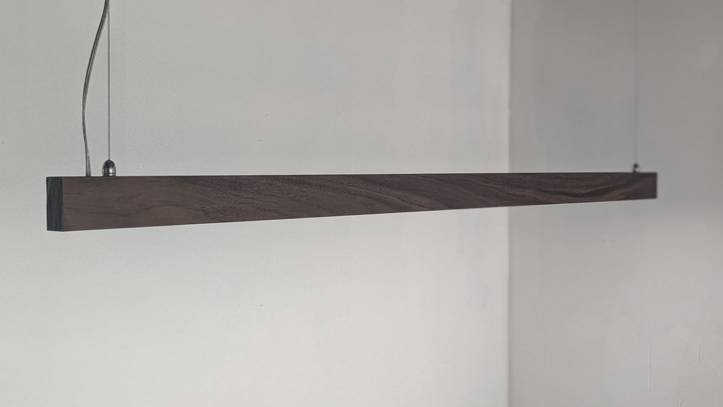 Liniar LED Pendant Light | American Walnut Semigloss Hardwax Oil