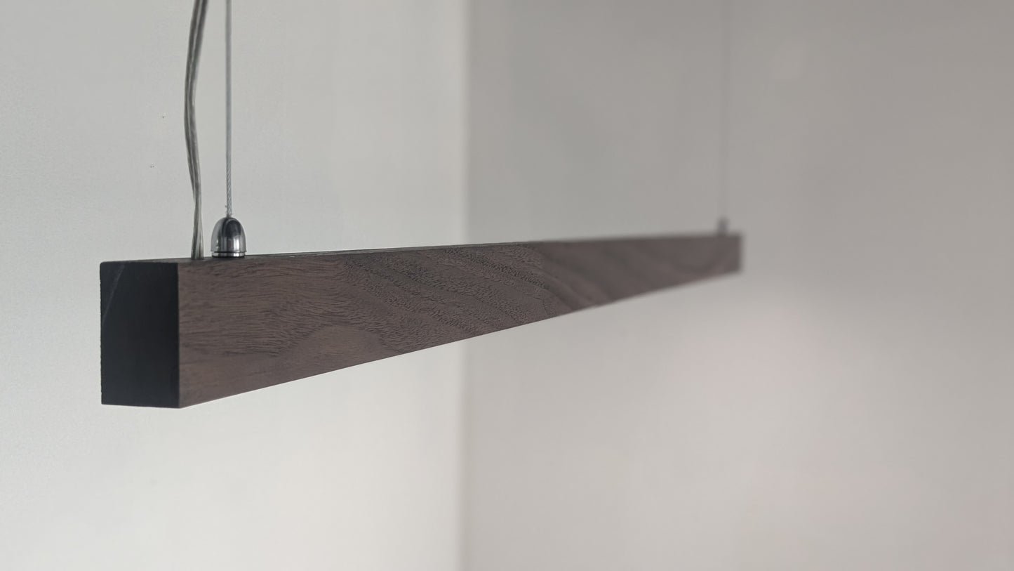 Liniar LED Pendant Light | American Walnut Semigloss Hardwax Oil