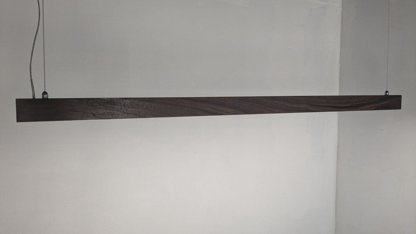 Liniar LED Pendant Light | American Walnut Semigloss Hardwax Oil