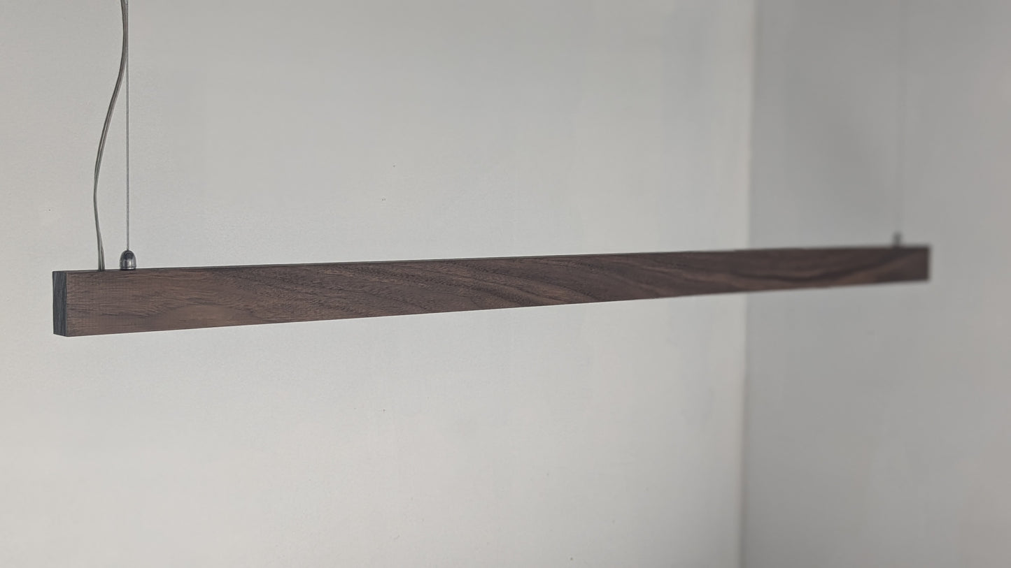 Liniar LED Pendant Light | American Walnut Semigloss Hardwax Oil