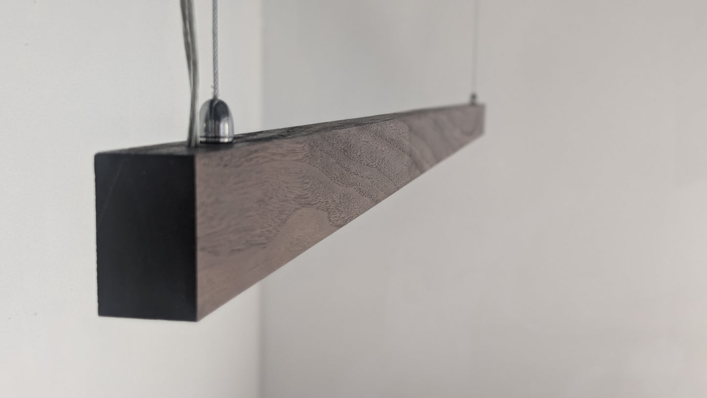 Liniar LED Pendant Light | American Walnut Semigloss Hardwax Oil