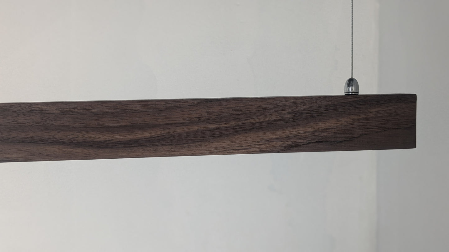 Liniar LED Pendant Light | American Walnut Semigloss Hardwax Oil