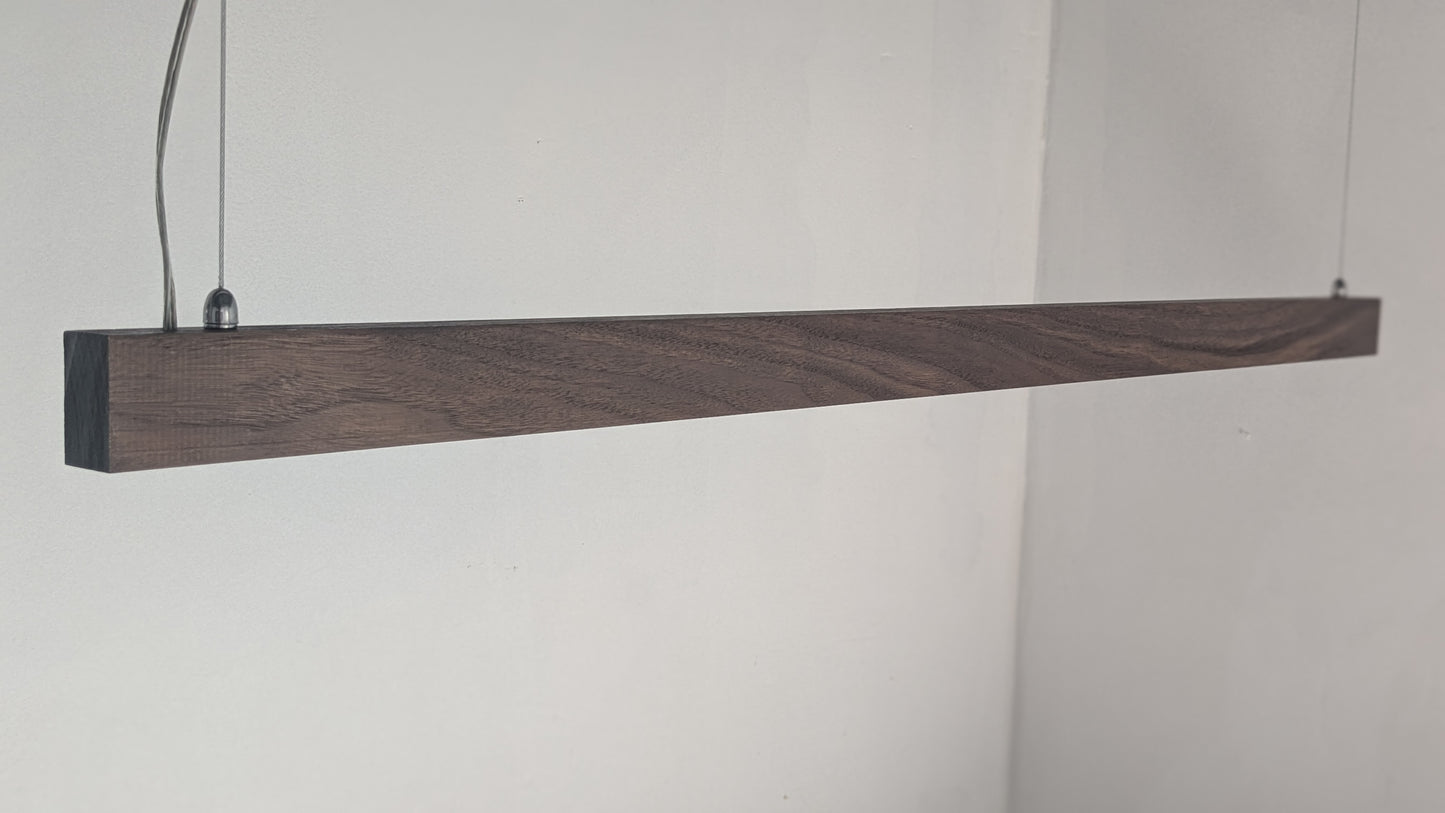 Liniar LED Pendant Light | American Walnut Semigloss Hardwax Oil