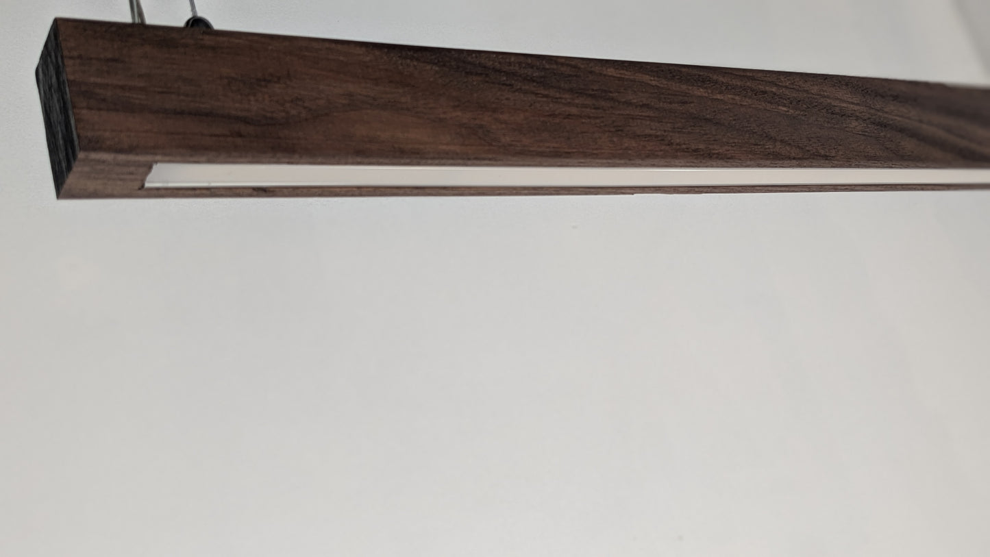 Liniar LED Pendant Light | American Walnut Semigloss Hardwax Oil