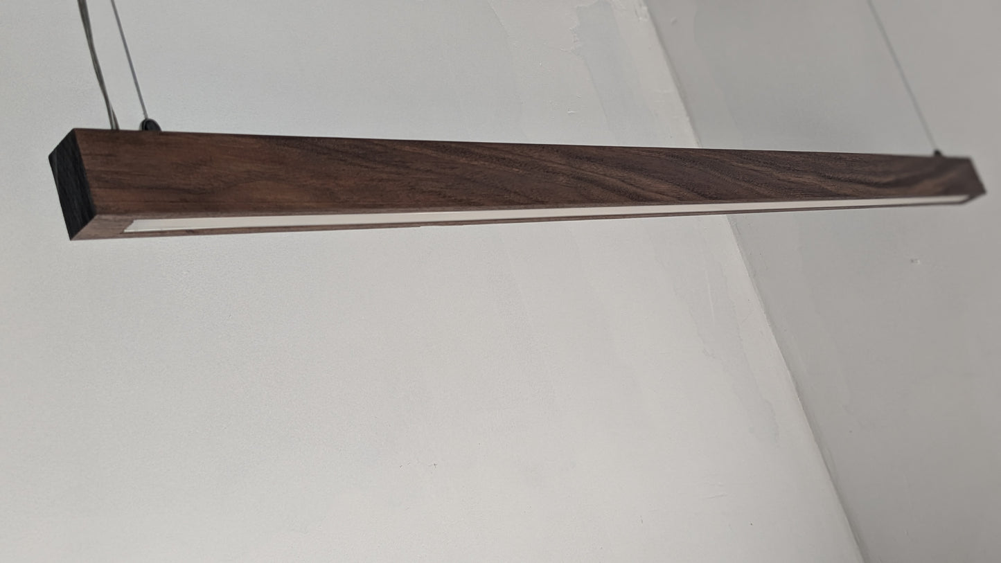 Liniar LED Pendant Light | American Walnut Semigloss Hardwax Oil