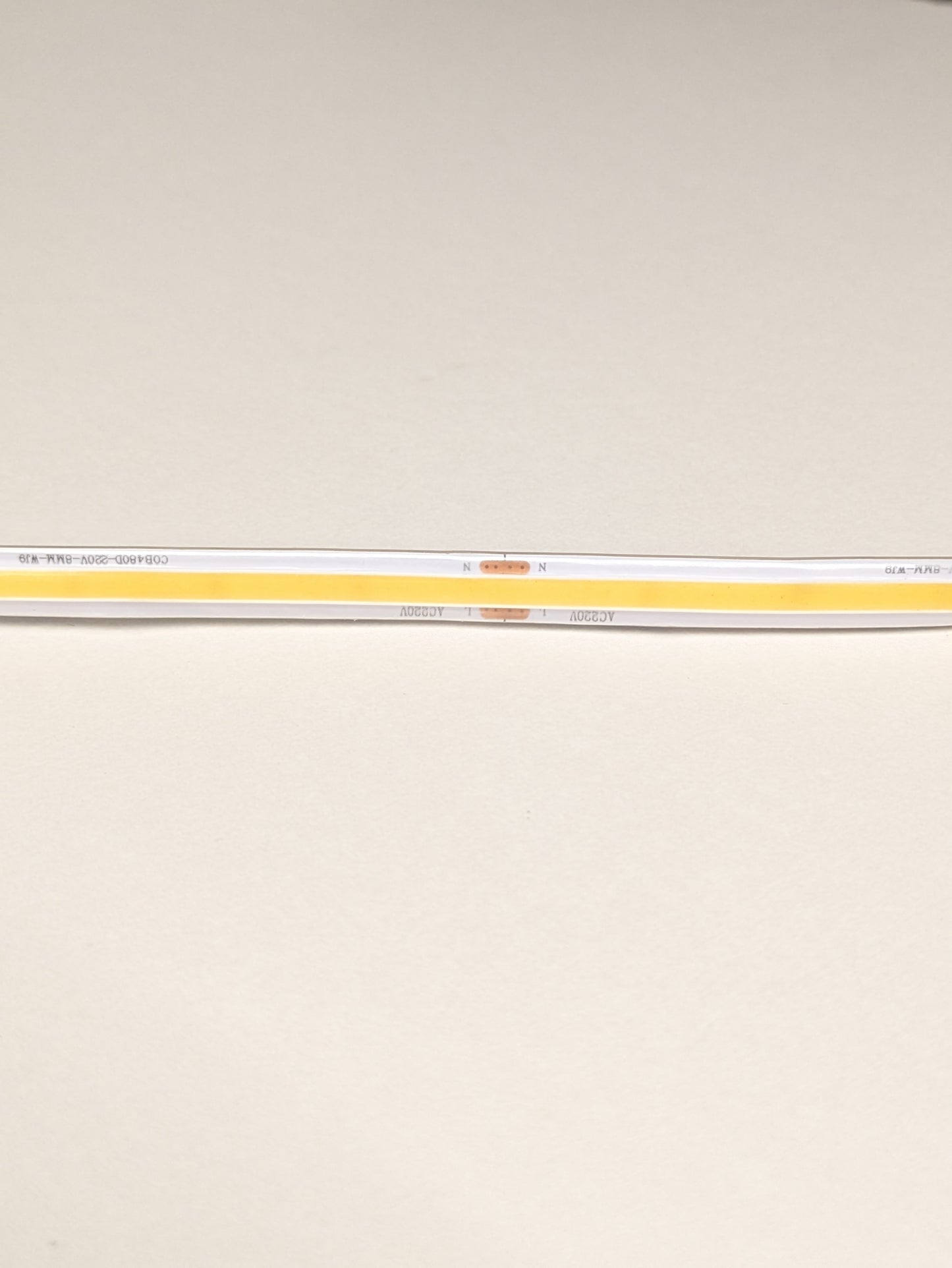 Coving | Over cabinets lighting COB LED Strip | Seamless | No dots | 230V No driver required | 5M