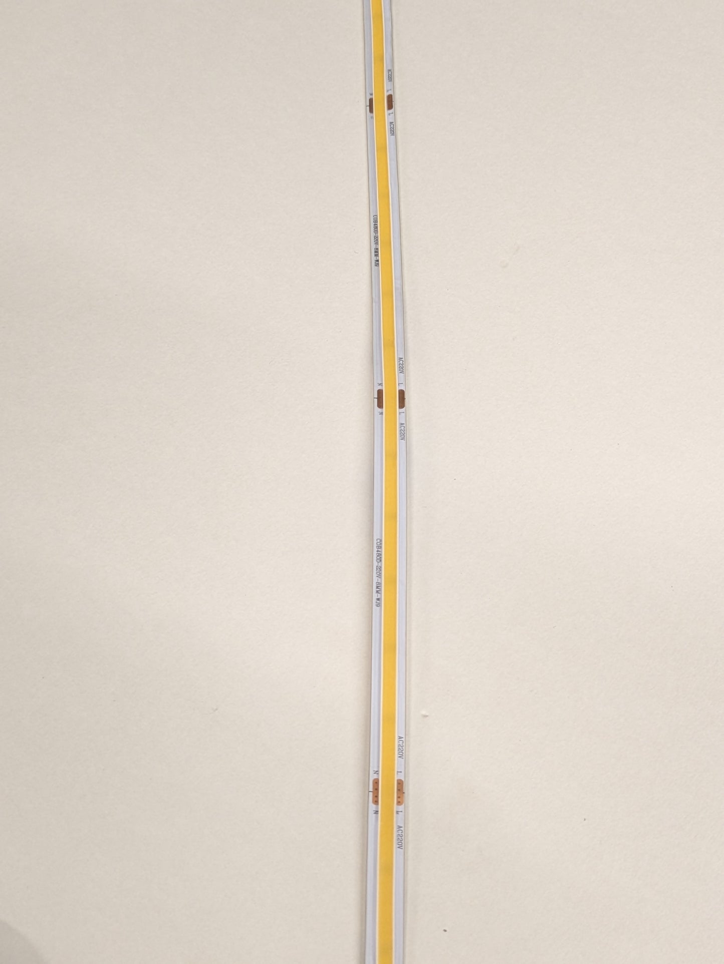 Coving | Over cabinets lighting COB LED Strip | Seamless | No dots | 230V No driver required | 5M
