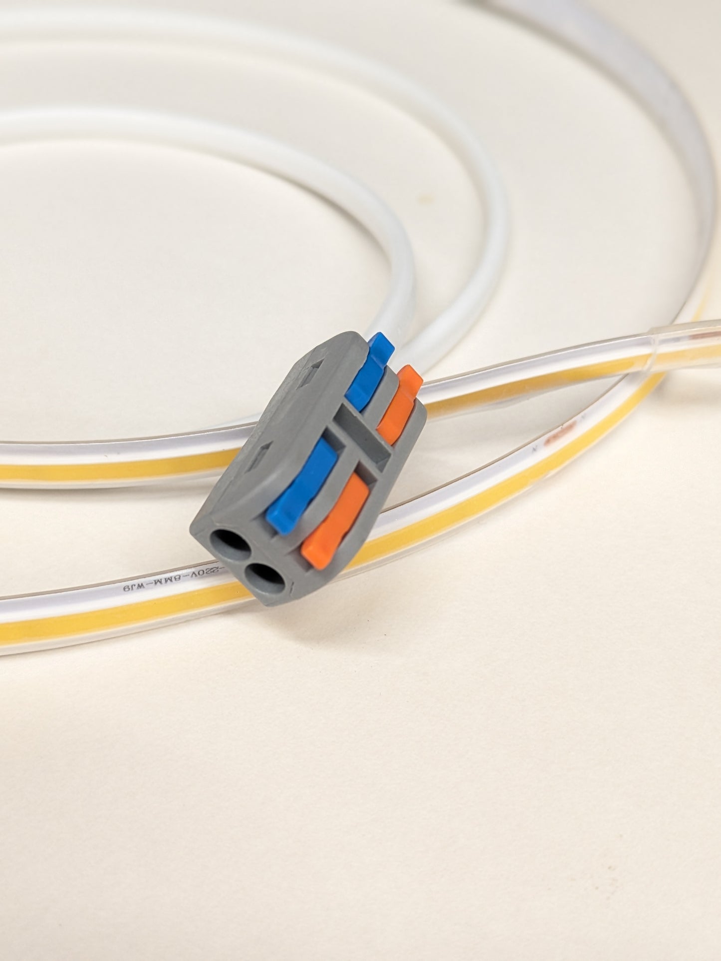 Coving | Over cabinets lighting COB LED Strip | Seamless | No dots | 230V No driver required | 5M