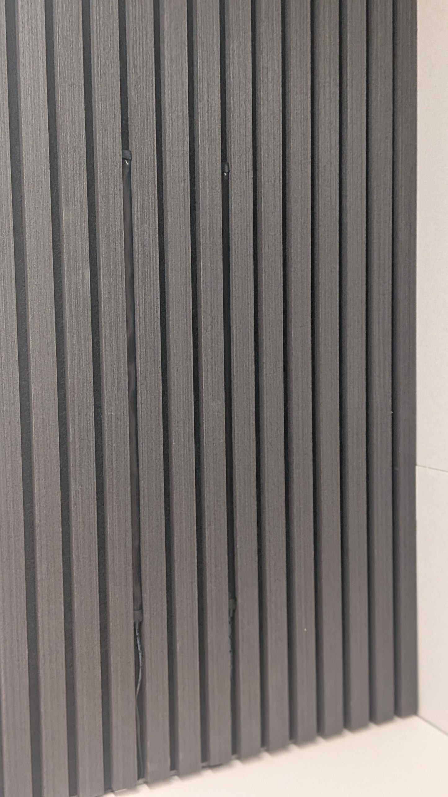 Invisible LED Lighting Kit for Acoustic Slate Wall Panels.