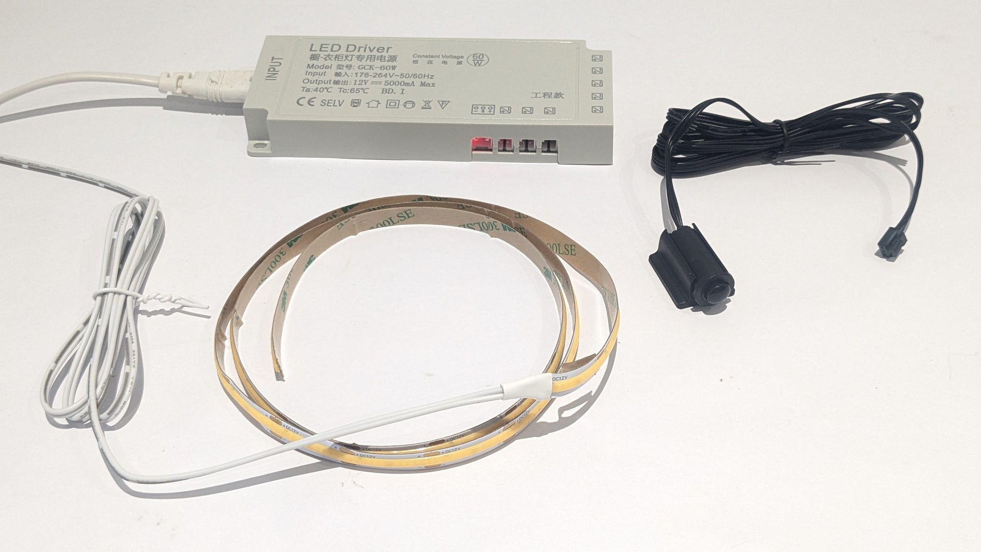 wardrobe led lights kit motion sensor activated easy to install