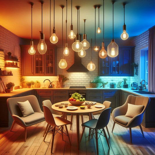 color temperature of kitchen under cupboard lighting