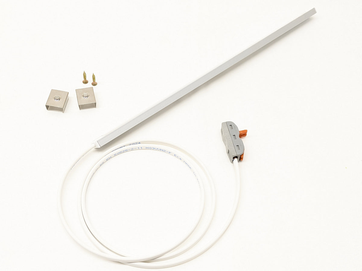Bright 1400 lm/m LED under cabinet light, available in warm white or daylight