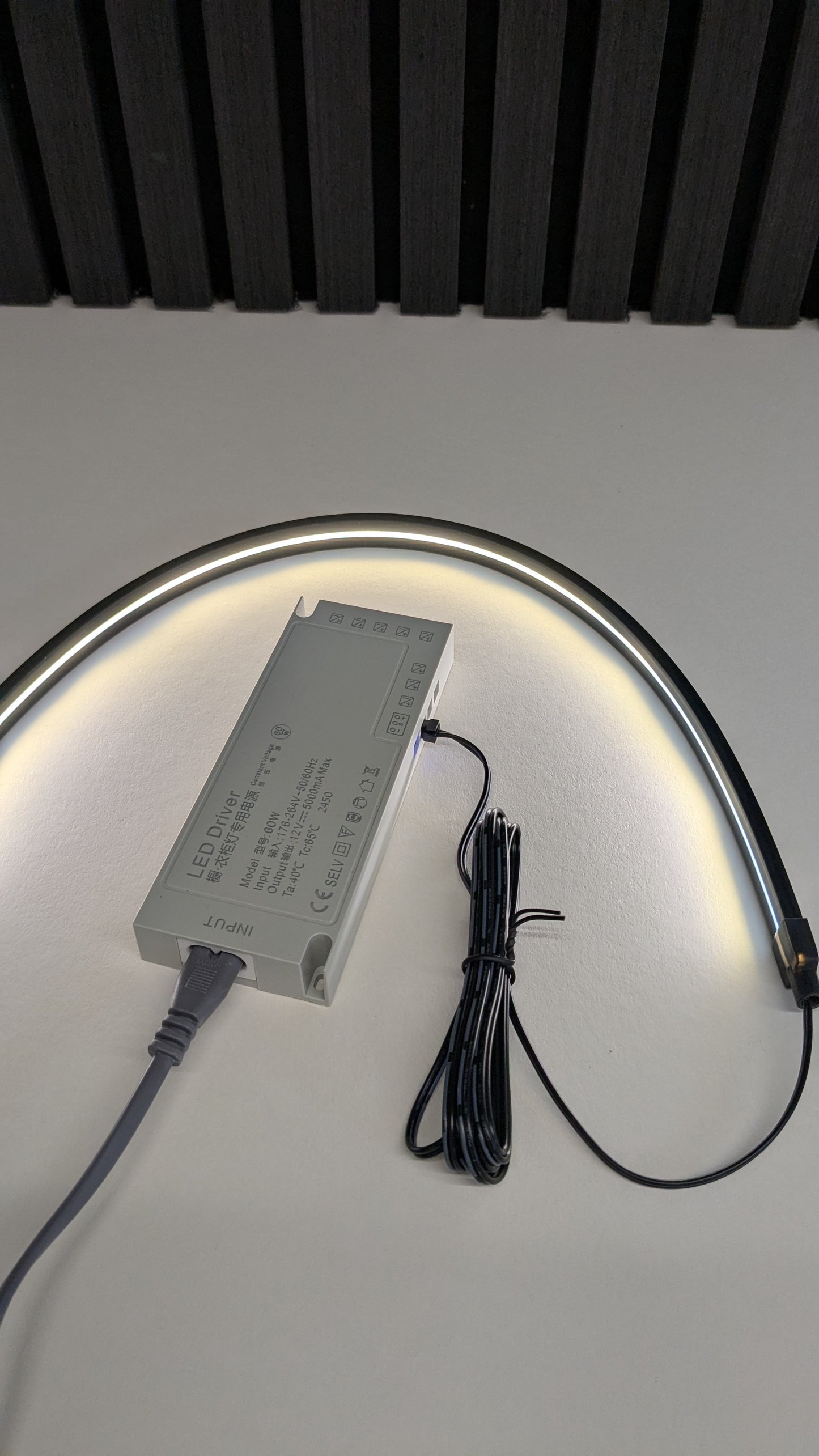 Integrated Slate Wall Lighting - Plug and Play | LED Kit | Daylight Super Bright