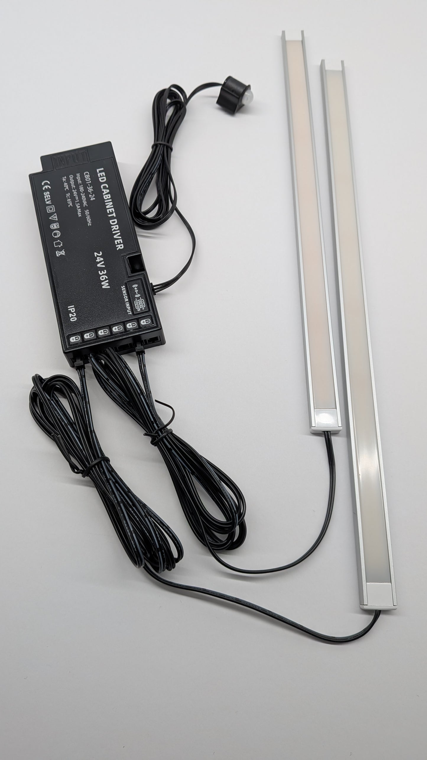 Wardrobe LED Lights | Dotless | Plug In | Motion sensor | 1050 Lumens/M