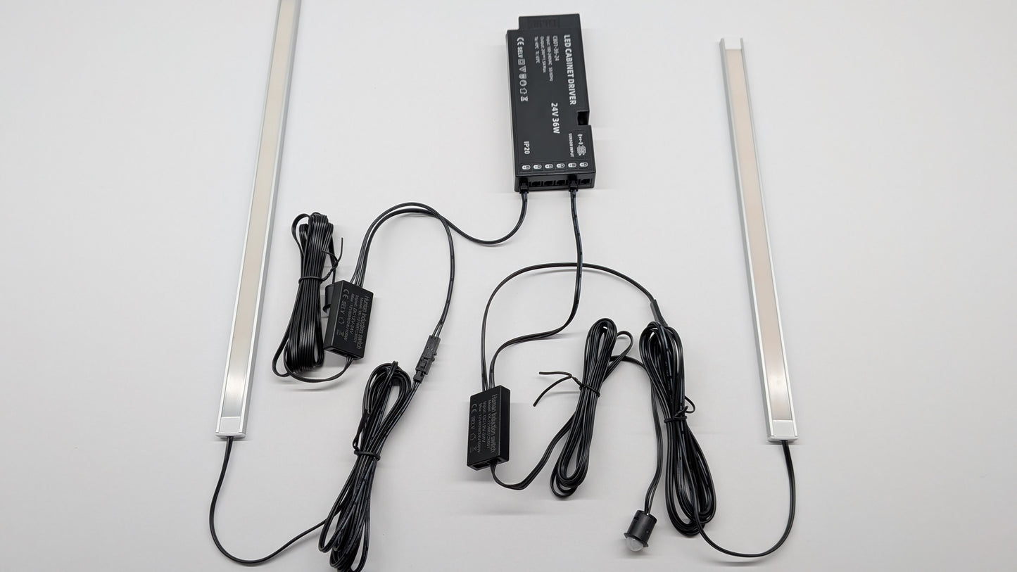 Wardrobe LED Lights | Dotless | Plug In | Motion sensor | 1050 Lumens/M