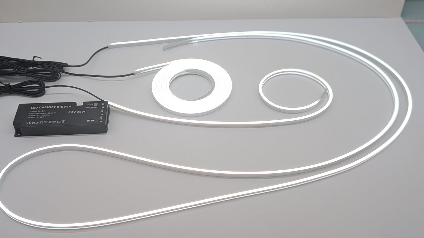 4mm Flexible Neon Super Flex | Joinery Dotless LED Lighting | Natural White