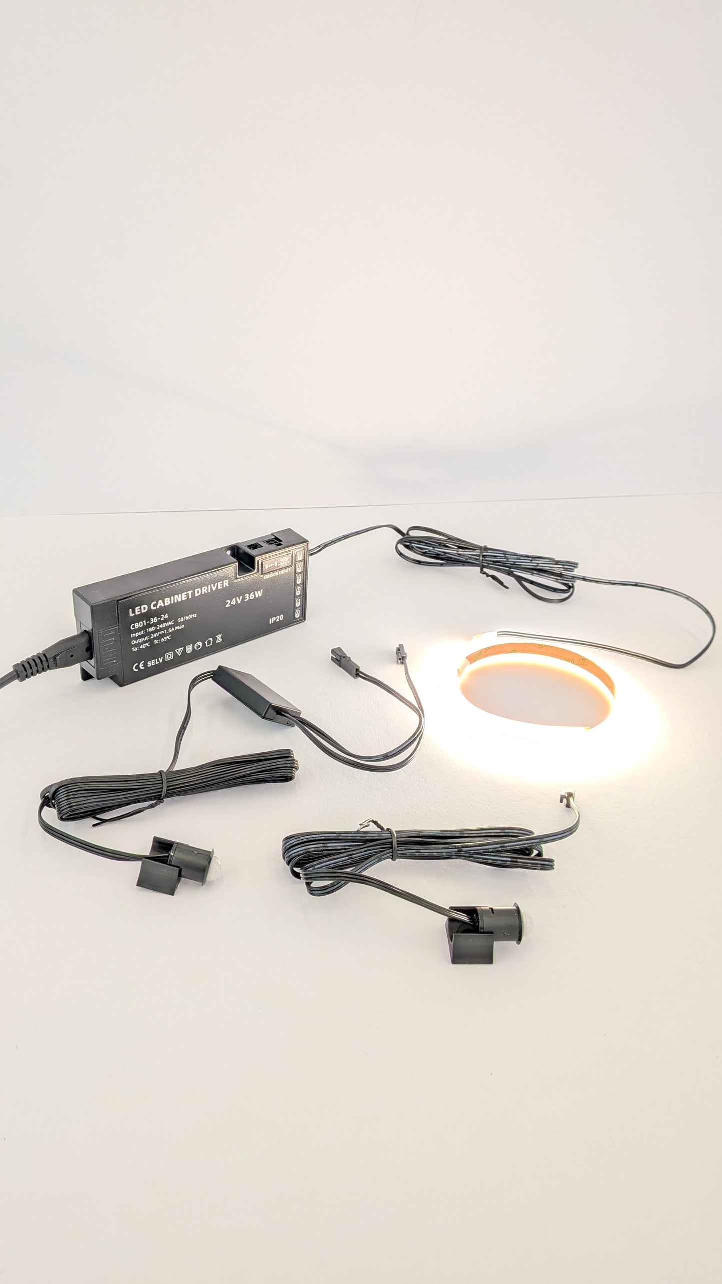 Wardrobe LED Light Strip | Motion sensor activated | Dotless | Plug in