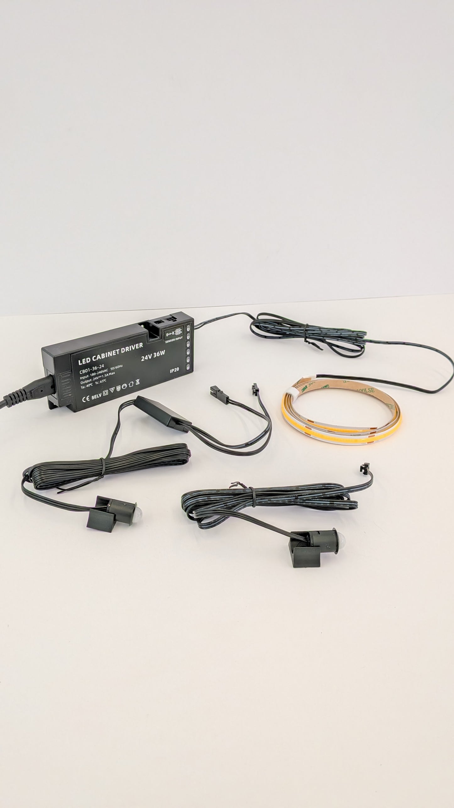 Wardrobe LED Light Strip | Motion sensor activated | Dotless | Plug in