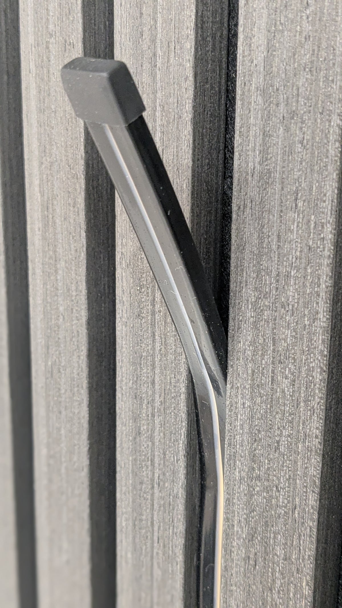 Acoustic slat wall panel LED lighting, 230V plug and light, available in warm white and daylight