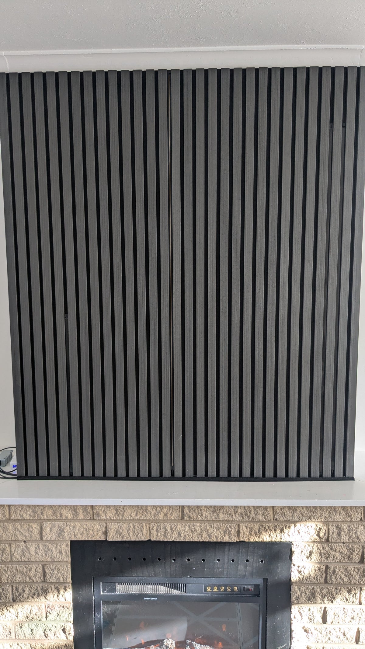 230V LED strip for slat wall panels that fits gaps wider than 13mm