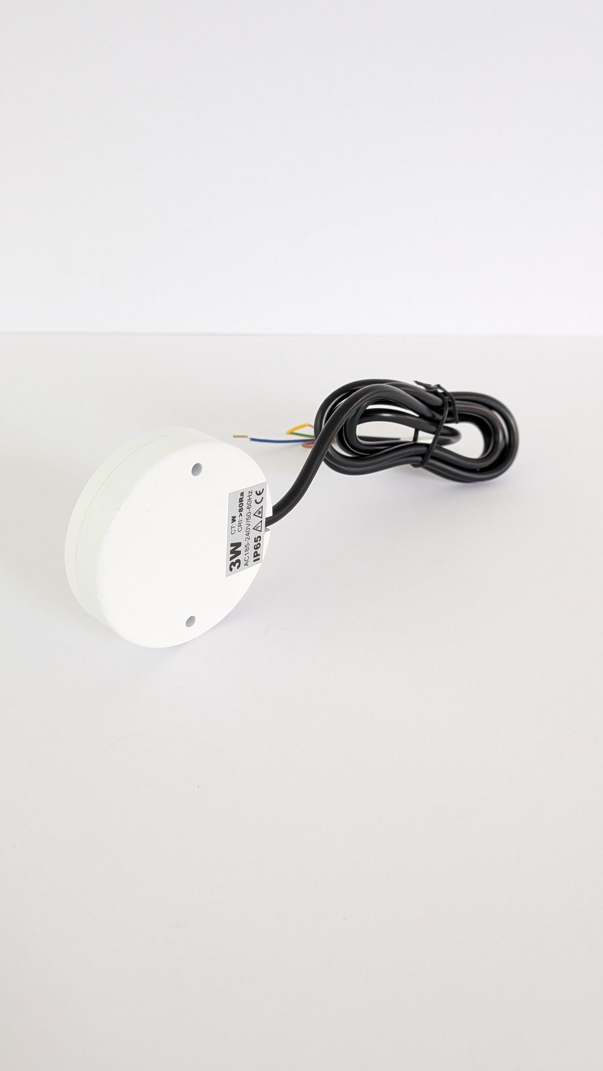 Super slim 58mm LED cabinet light lighting a kitchen worktop, 280 lumens