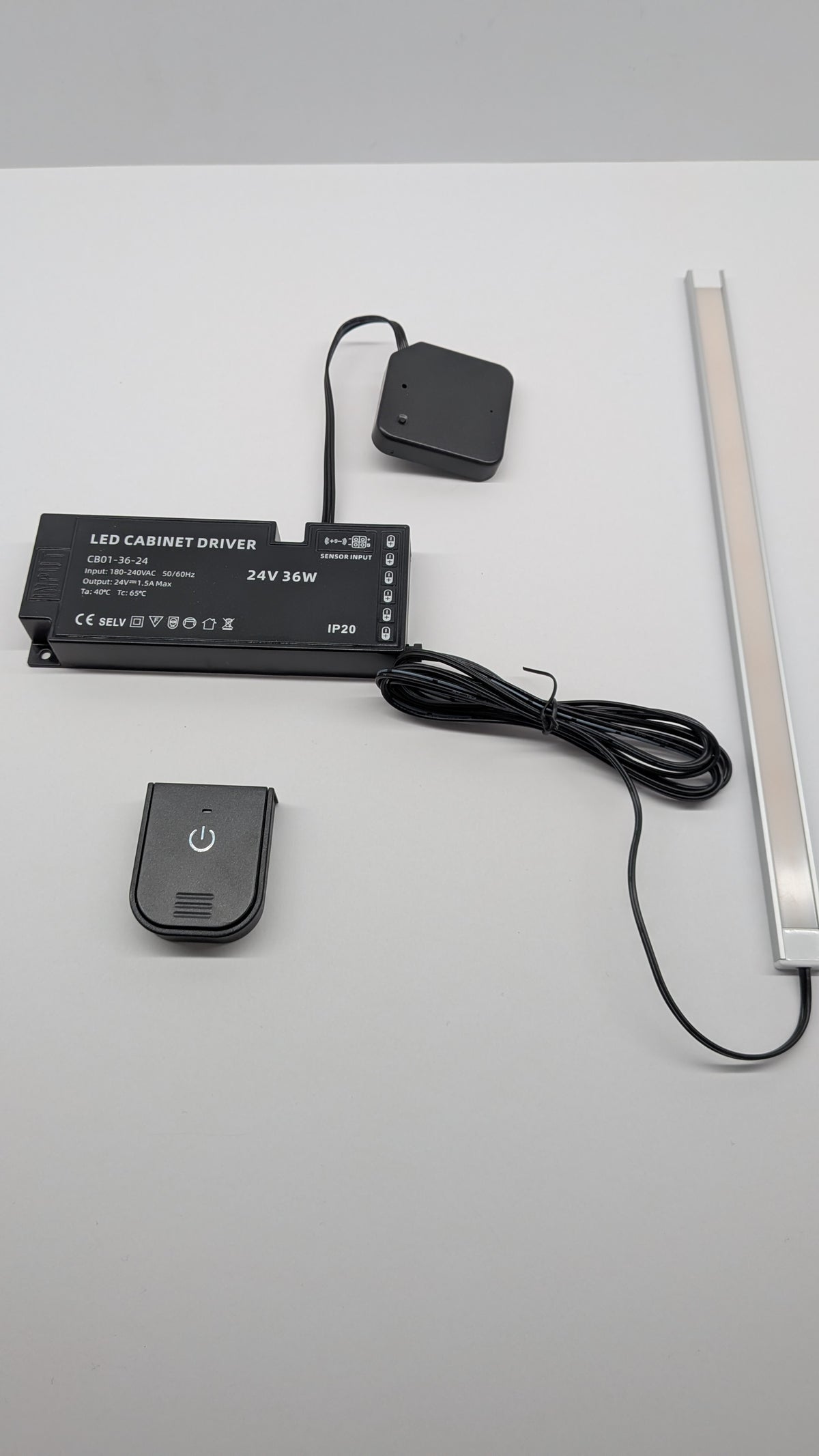 Sleek aluminium LED profile for wardrobes, with excellent heat dissipation and a cool look