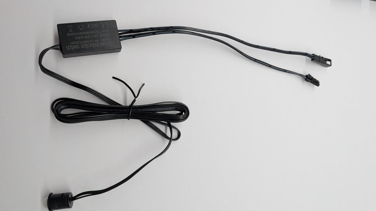 Remote controlled dotless LED lighting for a fitted wardrobe, bright and even