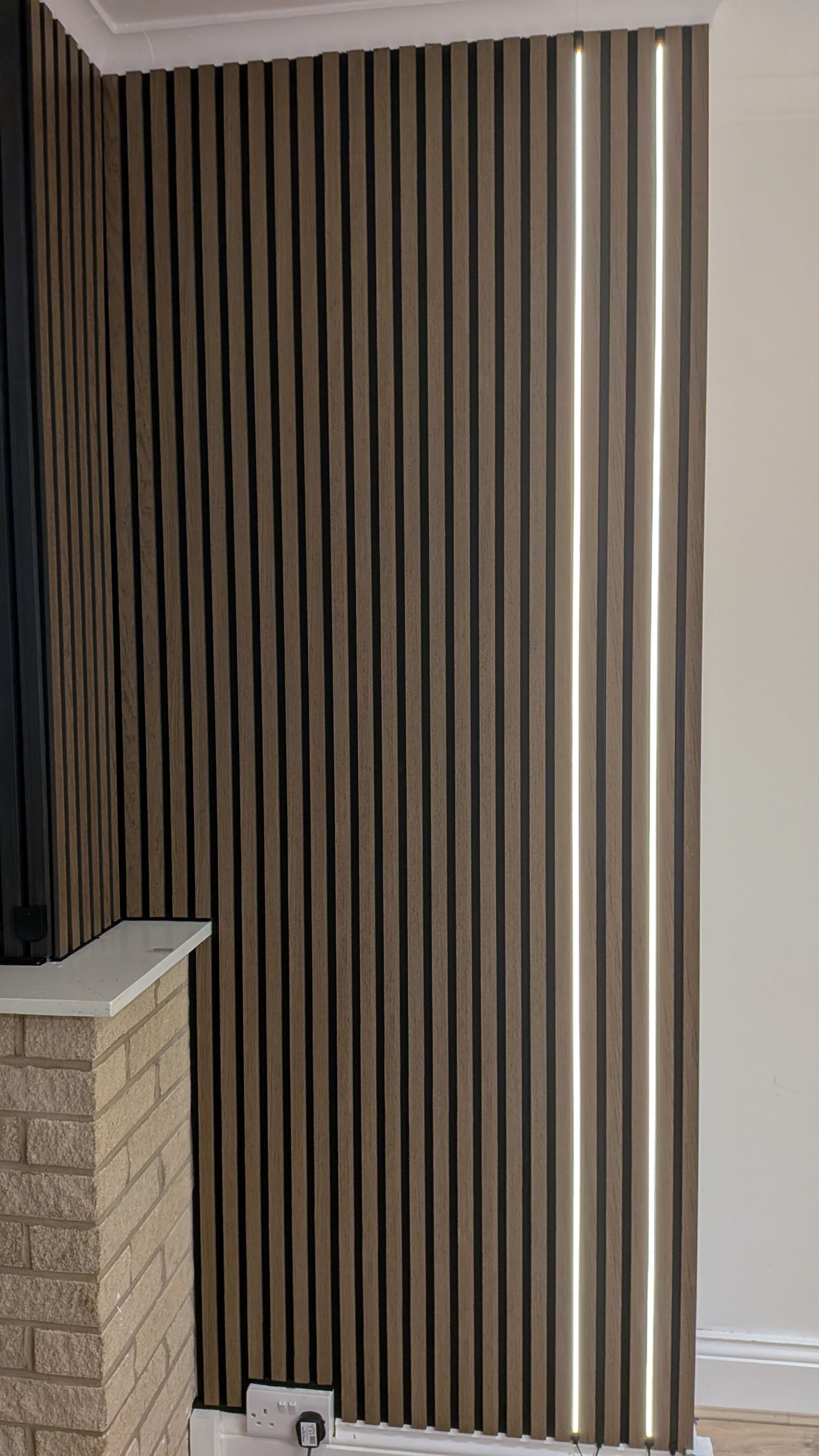 Invisible Acoustic LED Wall Panels Lighting | Plug and Play | Multiple Lights | Remote control