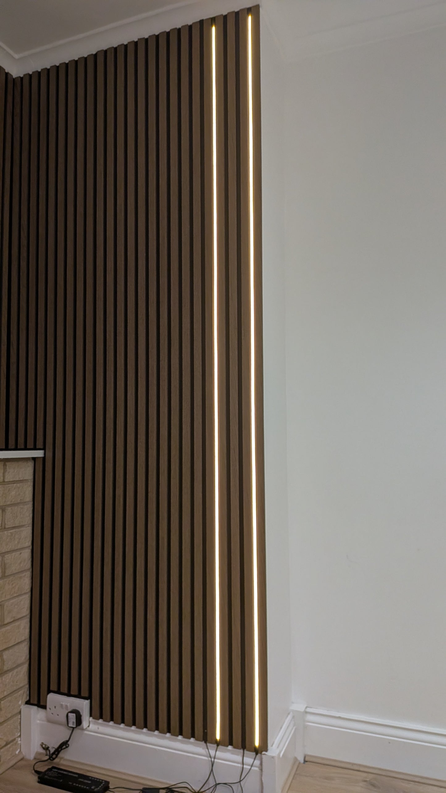 Invisible Acoustic LED Wall Panels Lighting | Plug and Play | Multiple Lights | Remote control